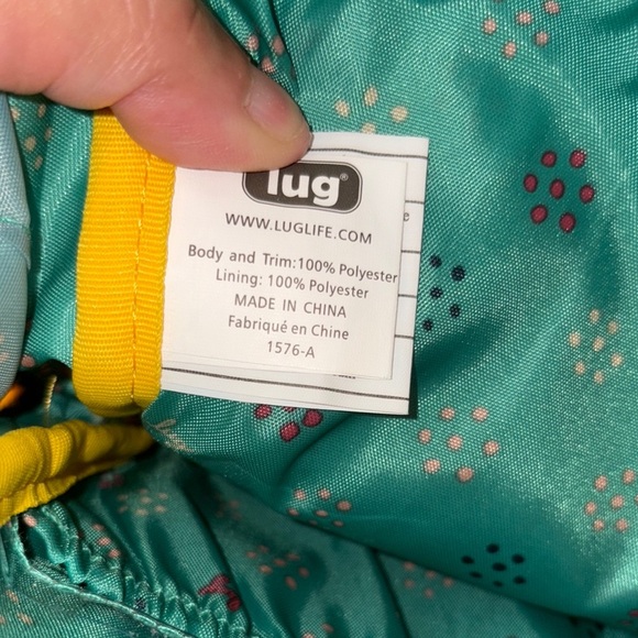 BNWOT Yellow Floral Quilted Ranger Crossbody Bag by LUG - Picture 9 of 10